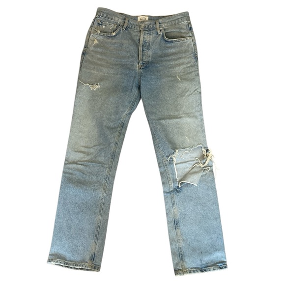 Citizens of Humanity Jolene Jeans-28- Distressed on One Knee - Picture 1 of 9